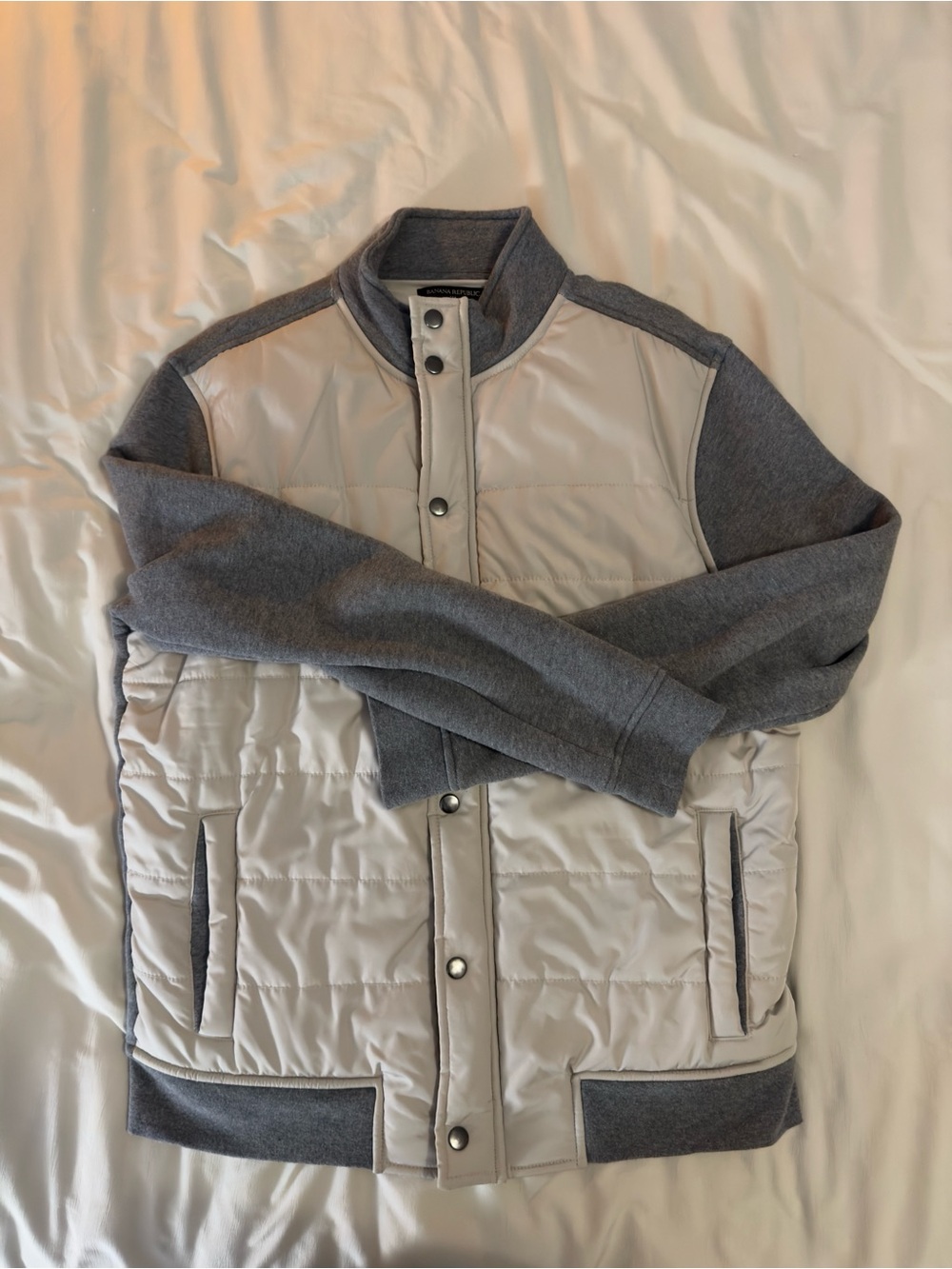 Banana Republic Jacket. Zipper and Buttons. Bomber Style. Size Medium